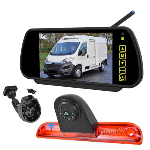 Écran HD 17,8 cm avec Caméra de Recul Sans Fil Infrarouge Full HD