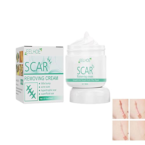 DISATOU Crema Reparadora de Cicatrices, Crema para Eliminar Cicatrices Queloides, Crema para Cicatrices Quirúrgicas, para Cesárea, Cirugía, Lesiones, Abdominoplastia, Quemaduras (1 Pcs)