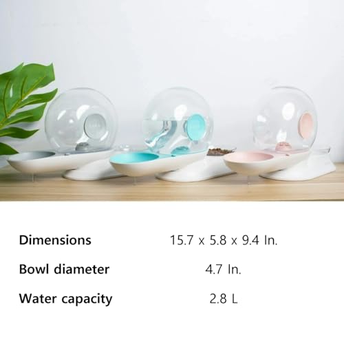 Dispensador Fuente de Agua Automática para Gatos 2.8L miniatura 3
