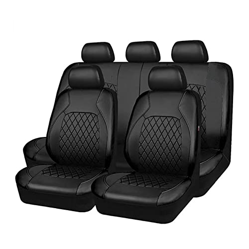 Mulcort - Fundas de asiento para coche, universal, de cuero PU,