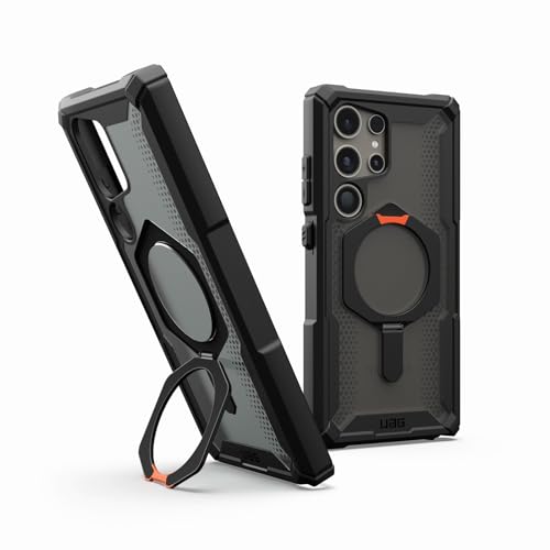 URBAN ARMOR GEAR Galaxy S24Ultra �Ή� PLASMA XTE �u���b�N/�I�����W �y���{���K�㗝�X�i�z UAG-GLXS24U-XT-B/O