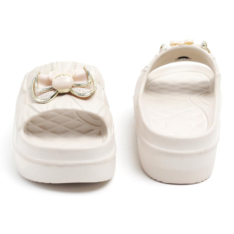 Image of Slipper for Women and Girls Flip Flops Summer Anti Skid Soft Pvc Sole Slide Home Indoor Slippers for Bedroom chappal