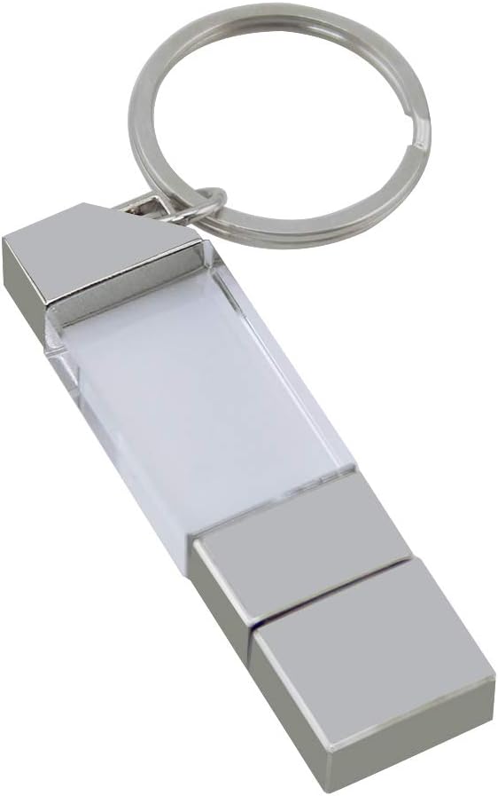 DIGIBLUSKY USB Flash Drive 32GB USB 3.0 Flash Drive Metal Thumb Drive High Speed Memory Stick Portable Ultra Large Storage Jump Drive Crystal Design