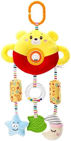 メリー ベッド チャイルドシート おもちゃ 車用 ぶら下げベル フック付き モビール がらがら ぬいぐるみ ベッドクリップ 寝具