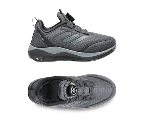 Image of Auto lace-up Sports Shoes for Kids with Rotary Dial Lock | Sturdy Design, Cushioned Insole, Slip Resistant
