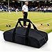 Bocce Ball Storage Bag - Double Zipper Organizer, Waterproof Heavy Duty Oxford Cloth Storage Tote with 8 Pockets | Durable Sports Bag for Training, Travel, Backyard Lawn, Beach, Indoor Outdoor Use