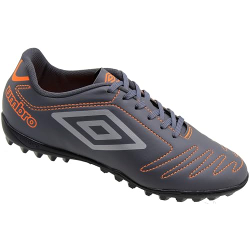 Chuteira Umbro Class Society Cinza e Laranja 40