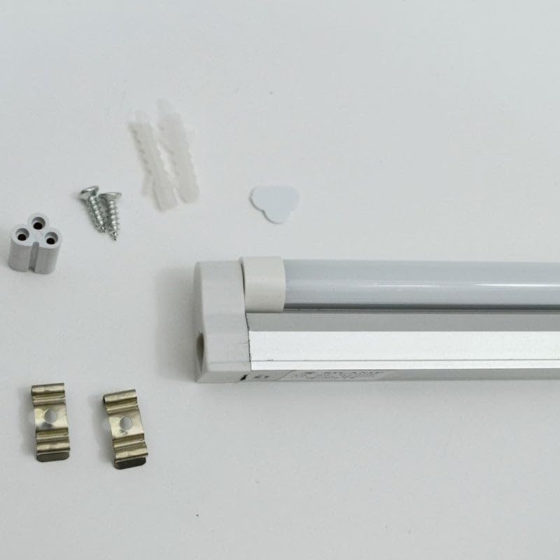 SILAMP Pack de 10 - Tube Néon LED 90cm T5 14W - Blanc Froid 6000K - 8000K