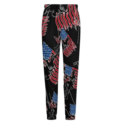 Lineman State US Flag Pajama Pants Men Pj Bottoms Sleepwear Lounge Pant4