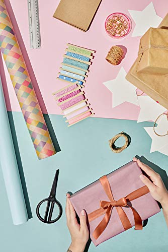 Rose Gold Ribbon For Gift Wrapping | Copper Ribbon | 1 Inch Rose Gold Ribbon Spool | Double Faced Satin Ribbon #TOP6