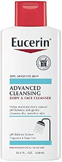Eucerin Advanced Cleansing Body and Face Cleanser - Fragrance and Soap Free