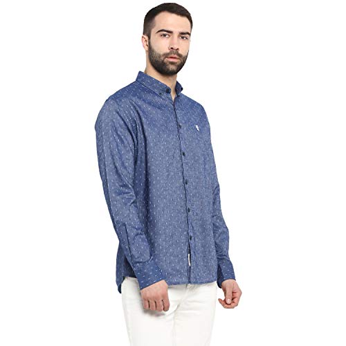 Image of Red Tape Men's Printed Regular Fit Casual Shirt