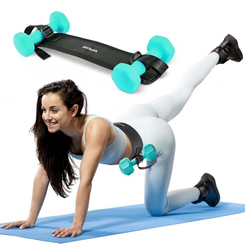 Blackonix Hip Thrust Belt for Glute Training – Adjustable Booty Workout Strap for Dumbbells – Weight Lifting Belt for Squats, Lunges, Reverse Thrusts – Home & Gym Glute Activation Gear