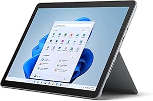 Microsoft Surface Go 3, 10 Zoll 2-in-1 Tablet (Intel Core i3, 8GB RAM, 128GB SSD LTE, Windows 11 Home S) Platin