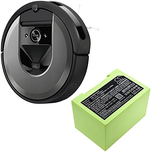 Miniatura 7 de Roomba i7 - Batería de robot de vacío, batería de repuesto de iones de litio de 14.4 V 2600 mAh para Roomba i7, i7+, e e5 e6 e5150 e5152 e6198, e i3