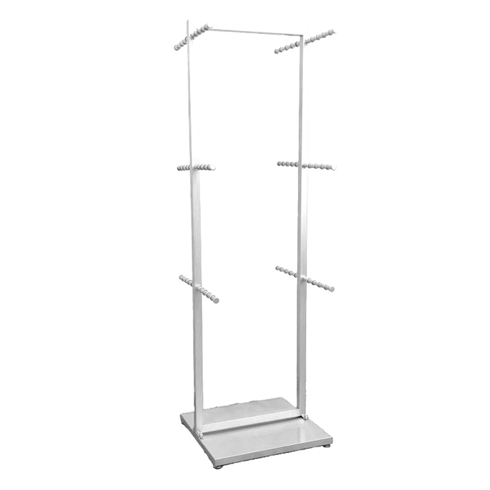 LRZPTDYU Freestanding Clothing Rack for Boutique Retail - Underwear Bra & Socks Display Hanger for Home & Bedroom - Stylish White (135x40x40cm)