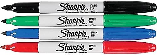 Miniatura 2 de Sharpie 32174PP Marcador permanente de doble punta, punta finaultra fina, 4ST, asistencia.