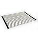 Transolid TRM1518 Roller Mat Trivet, 14.95-in L x 18.39-in W x 0.31-in H, Stainless Steel