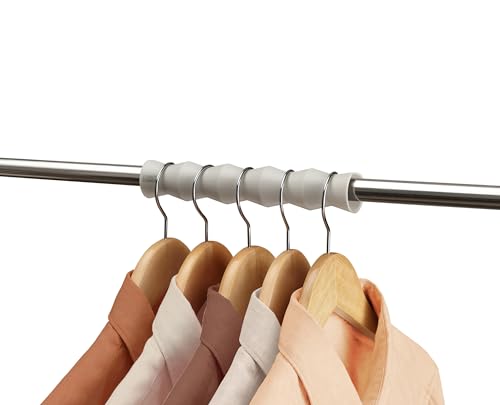 Joseph Joseph Orderly Distanziatori per Asta Armadio Appendiabiti, 2 pezzi, per uso con Camicie, Gonne e Pantaloni