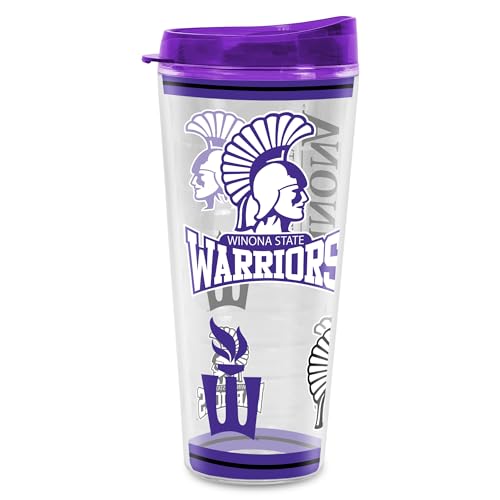 Image of Rico Industries NCAA College Double Wall Mayhem 16oz Or 20oz Tritan Tumbler W Lid