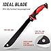 Machete with Saw - 19” Heavy Duty Tool & Sheath - Ergonomic No-Slip Handle - Survival Knife with Serrated Blade - Machetes for Bushcraft Hunting Garden Cutting Trees and Yard Work 111084