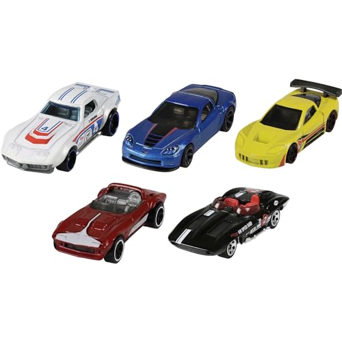 Hot Wheels Set of 5 Toy Cars, Extreme Race Assorted Styles, Toy Vehicles in 1:64 Scale with Realistic Details and Decos, Collectible Cars for Kids Ages 3 and Up, Styles May Vary, 1806 - Image 5
