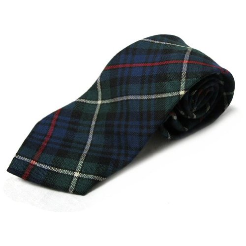 Ingles Buchan Corbata estilo tartán para hombre - 100% lana - MacKenzie