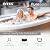 Intex PureSpa 4 Person Bubble Massage Inflatable Hot Tub Spa Set, Sahara Tan