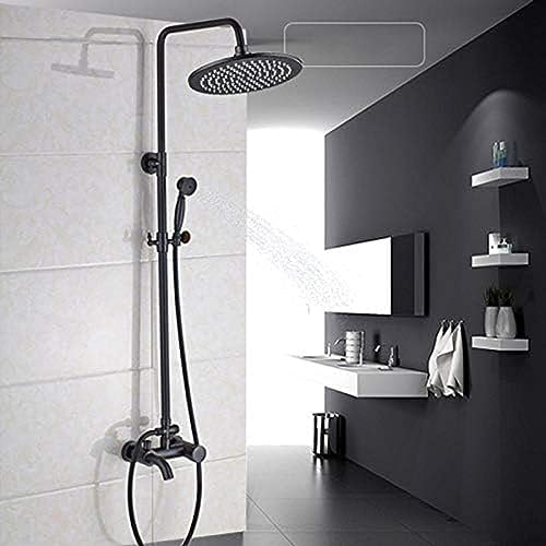 Système de douche effet pluie 12 pouces avec mitigeur chaud froid et douchette