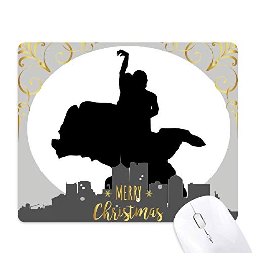 La nuit de noël tapis de souris duo danse artistique en caoutchouc pour décorer votre bureau