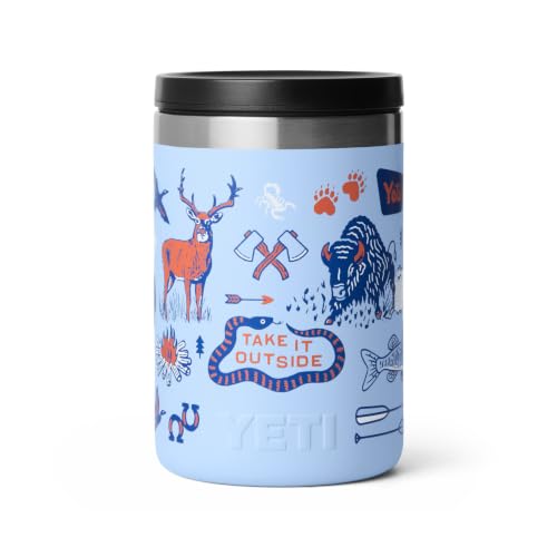 Image of YETI Rambler 16 oz Food Jar, Vacuum Insulated, Stainless Steel, With Airtight Lid, Big Sky Summer Camp