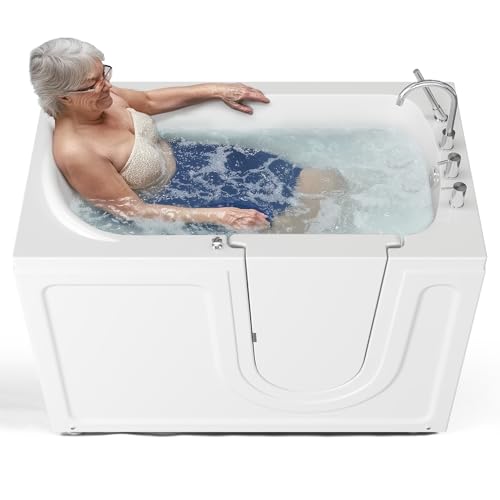 CO-Z Walk In Tub, Walk In Tubs for Seniors, 52' x 30' Walk In Tub Shower Combo with Right Side...