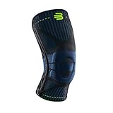 [page_title]-Bauerfeind Kniebandage „Knee Support“ für Männer, 1 Sportkniebandage für Fußball, Joggen oder Fitness, Meniskus Knie-Bandage mit Silikonring, Rechts & links tragbar