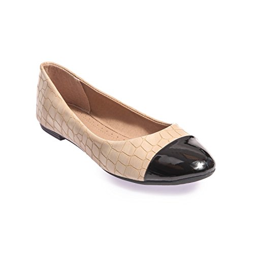 La Modeuse Ballerine in finta pelle lavorato con