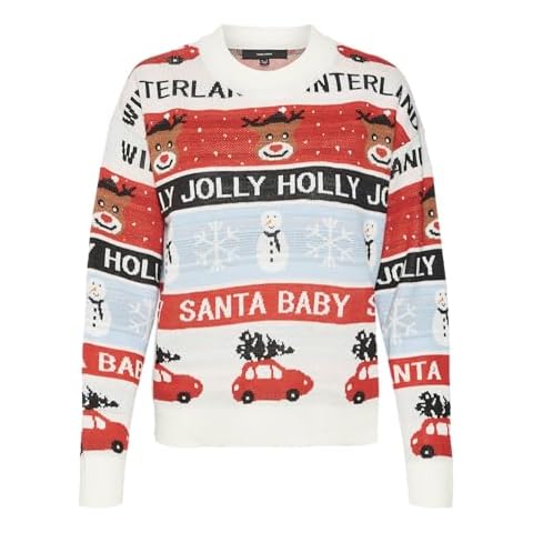 Pull VERO MODA Vmholly Jollyflakes Cover