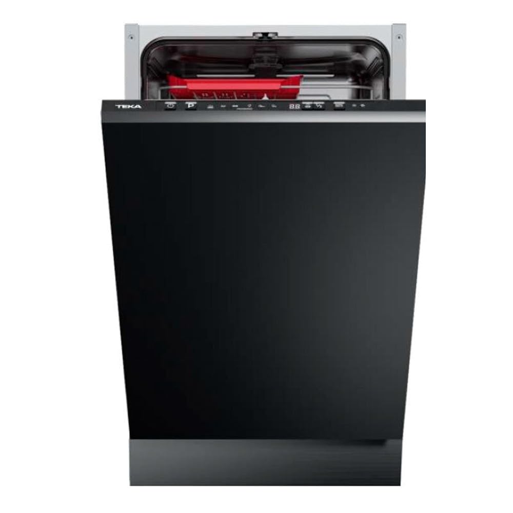 TEKA Lavavajillas Integrable 45 cm, 10 Cubiertos, 6 Programas de Lavado, Bandeja Deslizante Extra Tray, DFI 44800