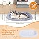 Trhillsbrad Hängebett für Katzen 90° Foldable Katzenbett Katzenliege Katzenhängematte katzenkorb zum schlafen Katzen Hängematte Bett 59x38cm bis 25lbs