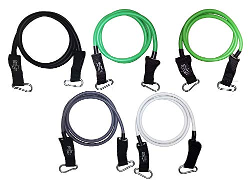 Kit Tubing Elástico 11 Itens - Treinamento Funcional Pilates Verde