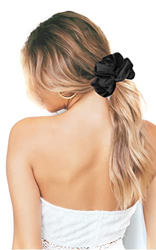 Ivaryss IHS-B2203001 Extra Large Scrunchies For Women'S Thick Hair, Premium Velvet Soft Jumbo Scrunchy thumb #5