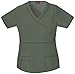 Produktbild Dickies Scrubs Damen Gen Flex Mock Wrap Shirt - Grün - X-Klein