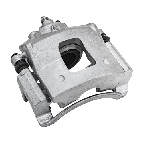Image of Detroit Axle - FWD Front Driver Side Brake Caliper w /Bracket Replacement | for 2002-2007 Buick Rendezvous, 2001-2005 Pontiac Aztek