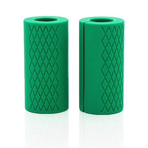 Wilsonzin 2 empuñaduras de silicona para barra de gimnasio, Agarres Mancuernas Levantamiento Pesas,Aumentan La Fuerza Agarre, Antideslizantes, Culturismo, Fitness, Entrenamiento