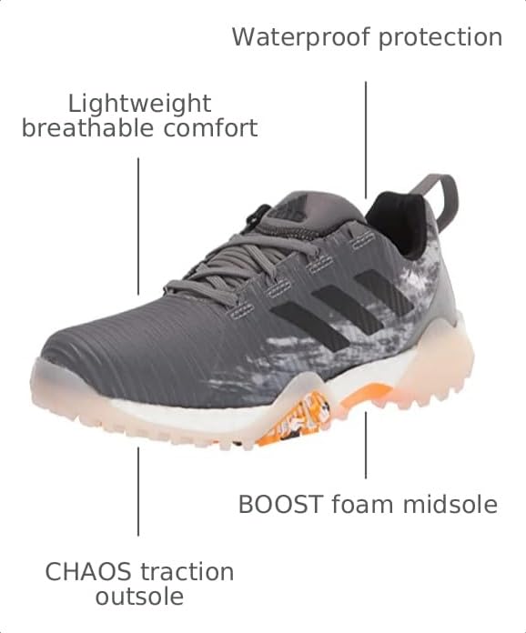 Image of Adidas Mens Codechaos Spikeless Golf ShoesGolf Shoe