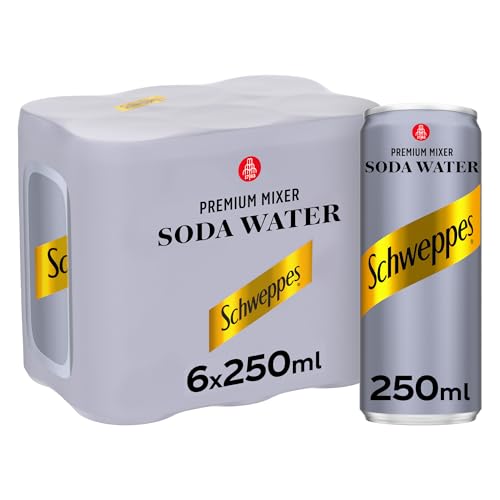 Schweppes Soda Water 6 X 250Ml Can - Multipack