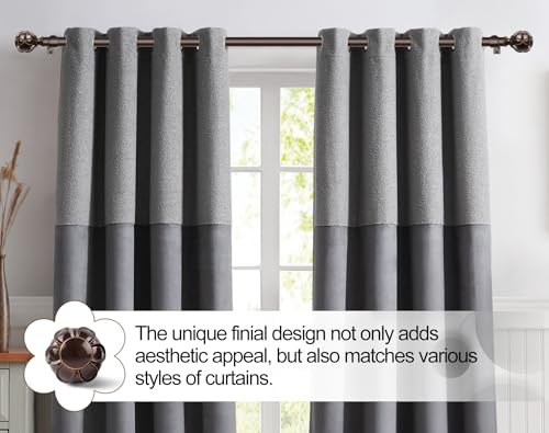 Kamanina TW-010340535-US-F1 Curtain Rods For Windows 66 To 120 Inch thumb #3