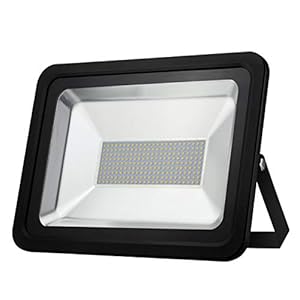 150W LED schijnwerper buiten waterdichte beveiliging Lights, 3200K Warm wit Flood Light Lamp van het Werk 15000LM Landschap Verlichting voor Tuin, Magazijn, Garage, Yard, sportvelden,1 Pack