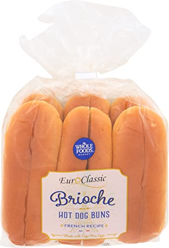 Whole Foods Market, Brioche Hot Dog Buns, 6 Ct #TOP28