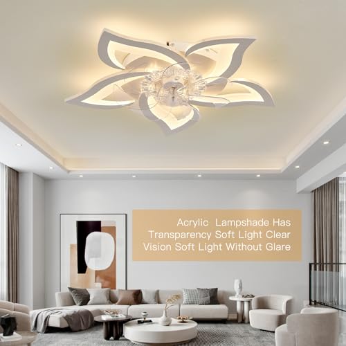 27-Ceiling-Fan-with-Lights-Remote-Control-Ceiling-Light-Fixture-6-Speeds-3-Colors-Low-Profile-Ceiling-Fan-with-Light-Modern-Ceiling-Fan-Flush-Mount-Ceiling-Fans-for-Living-RoomWhite