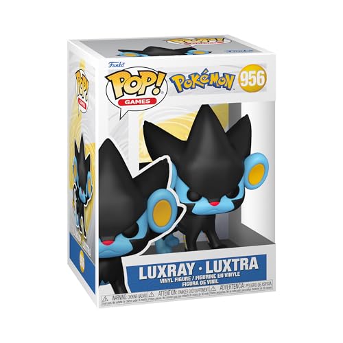 Funko Pop! Games: Pokemon - Luxray - Figuras Miniaturas Coleccionables para Exhibición - Idea De Regalo - Mercancía Oficial - Juguetes para Niños Y Adultos - Fans De Video Games