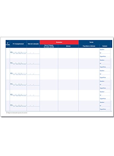 Registre des demandes de permis de construire - A030